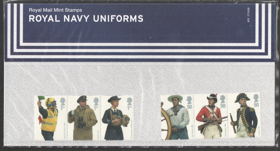 (image for) 2009 Royal Navy Uniforms Presentation Pack 431 - Click Image to Close